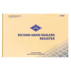 Zions Shdb Sec Hand Dealers Bk Second-Hand Dealers 220x315mm